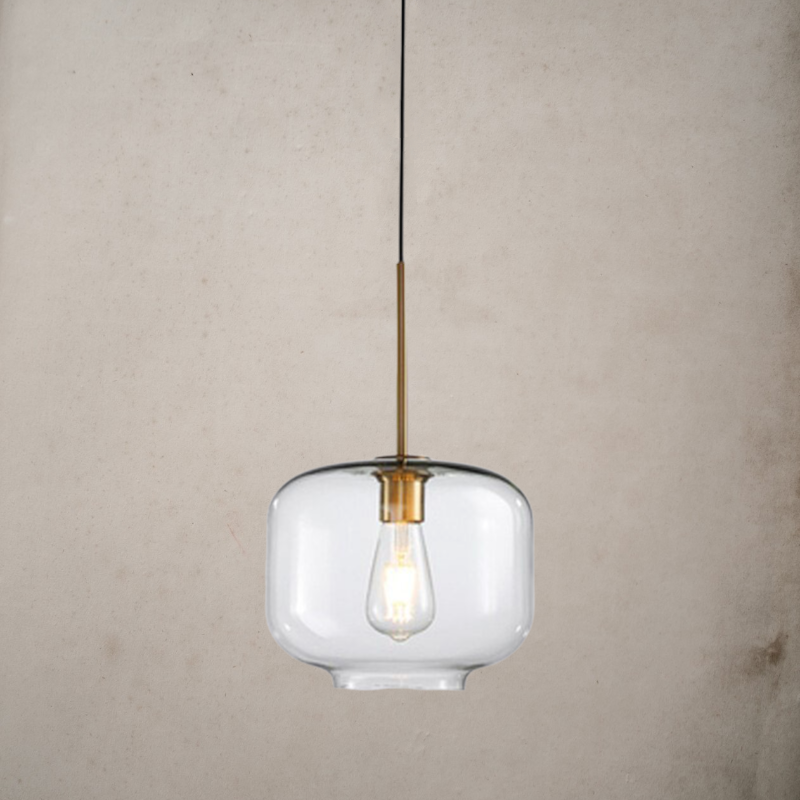 Contemporary Glass Pendant Light- Kitchen Island Pendant Lights- Goda - Louve Lights