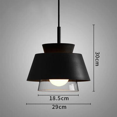 Modern Contemporary Scandinavian Pendant Light- Hozan - Louve Lights