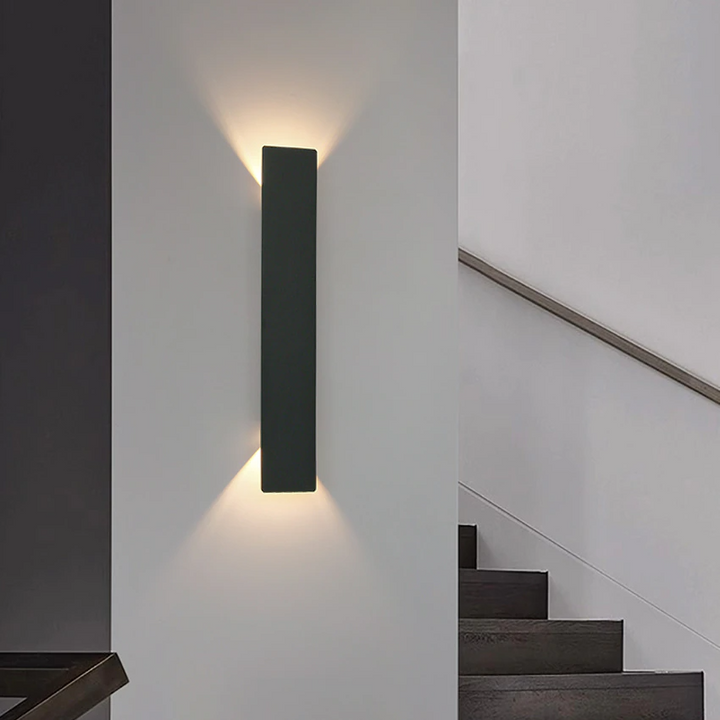 Rectangular Aluminum LED Wall Lamp- Modern Minimalist LED Wall Light- Michaela