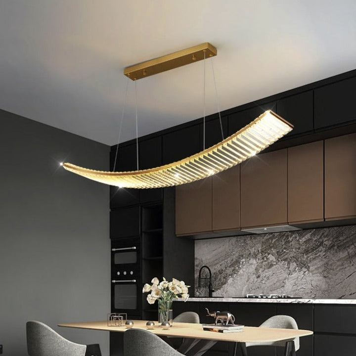 Modern Suspended Crystal Chandelier - Luxury Lighting Design - Kajus