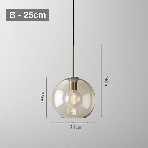 Modern Champagne Glass Hanging Pendant Light - Beate - Louve Lights