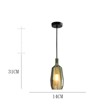 Modern Colored Glass Pendant Lights- Heike - Louve Lights