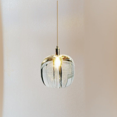 Modern Glass Pendant Light- Kusti - Louve Lights