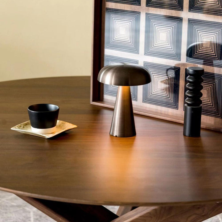 Mushroom Table Lamp- Rechargeable LED Table Lamp- Rakel