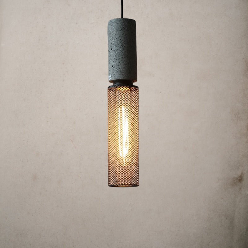 Modern Industrial Metal Hanging Pendant Light - Vera - Louve Lights