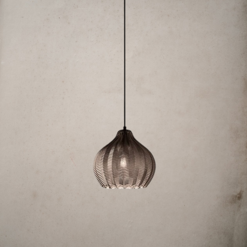 Modern Nordic Glass Hanging Pendant Light - Kaja - Louve Lights