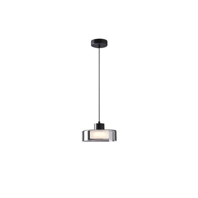 Lustre Glass Pendant Light- Modern Hanging Light- Selini - Louve Lights