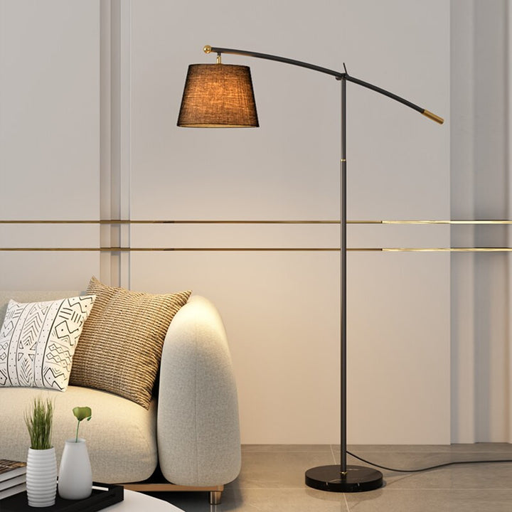 Modern Creative Standing Lamp- Fabric Lampshade Floor Lamp- Flora
