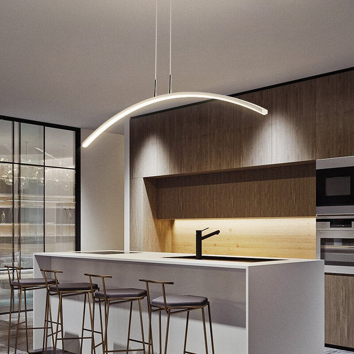 Modern Linear Pendant Light - Kitchen Island Light - Esrith