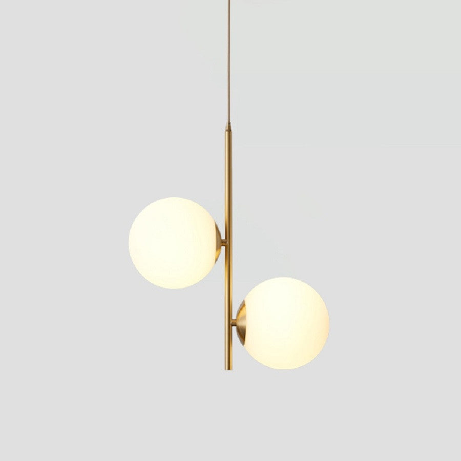 Modern Glass Ball Hanging Pendant Light - Eval - Louve Lights