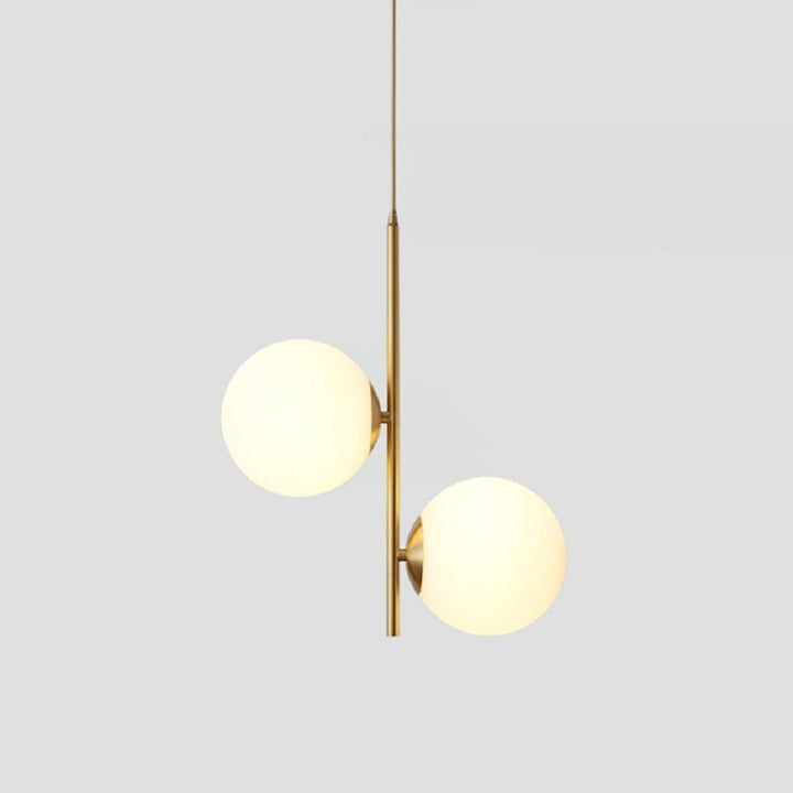 Modern Glass Ball Hanging Pendant Light - Eval - Louve Lights