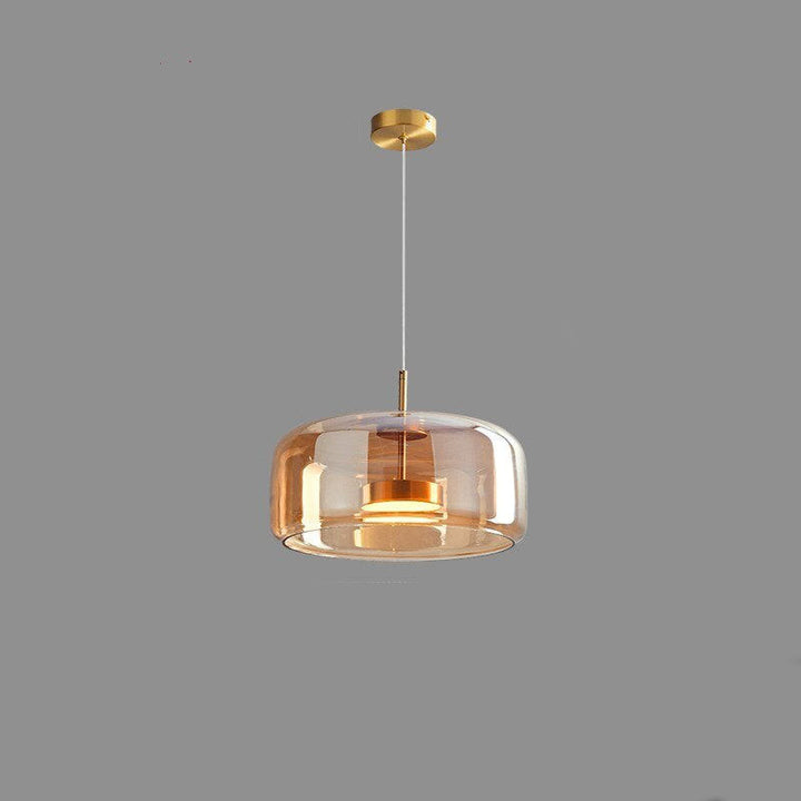 Modern Glass LED Pendant Light- Kitchen Dining LED Hanging Light- Bente - Louve Lights