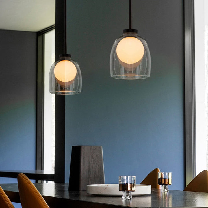 Modern Art Décor Glass Pendant Light- Rachana - Louve Lights