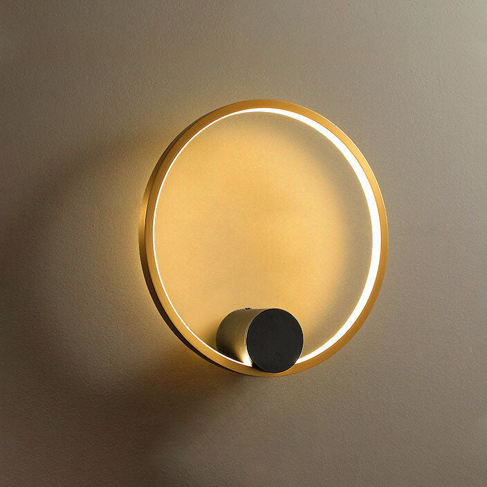 Copper Ring LED Wall Light- Modern Wall Lamp- Yianna