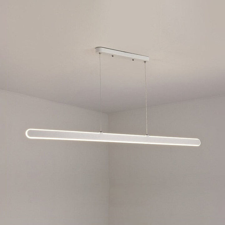 Minimalist Linear LED Pendant Light- Modern Dining Bar Hanging Light- Jonna - Louve Lights