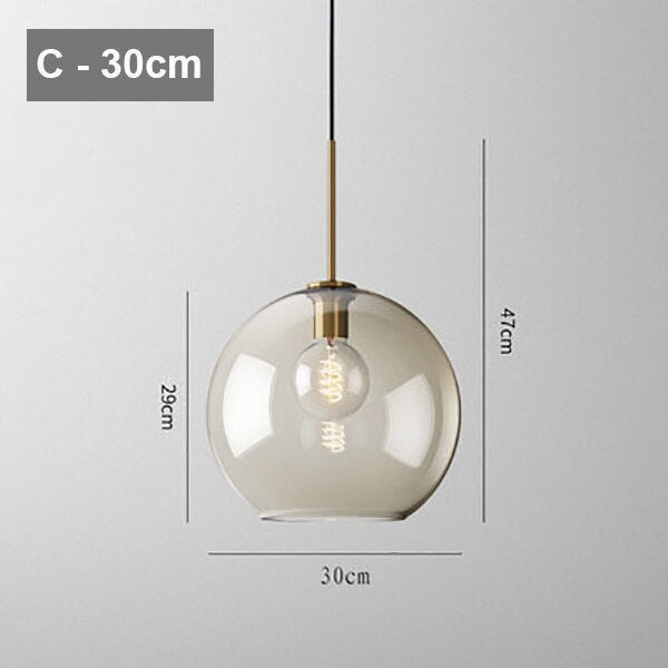 Modern Champagne Glass Hanging Pendant Light - Beate - Louve Lights