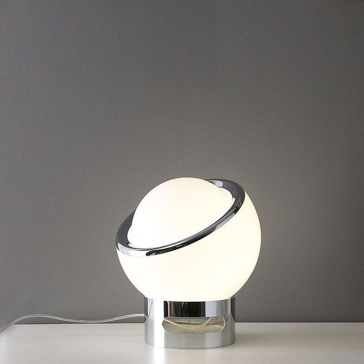 Planet Glass Table Lamp- Unique Modern Desk Lamp- Thora