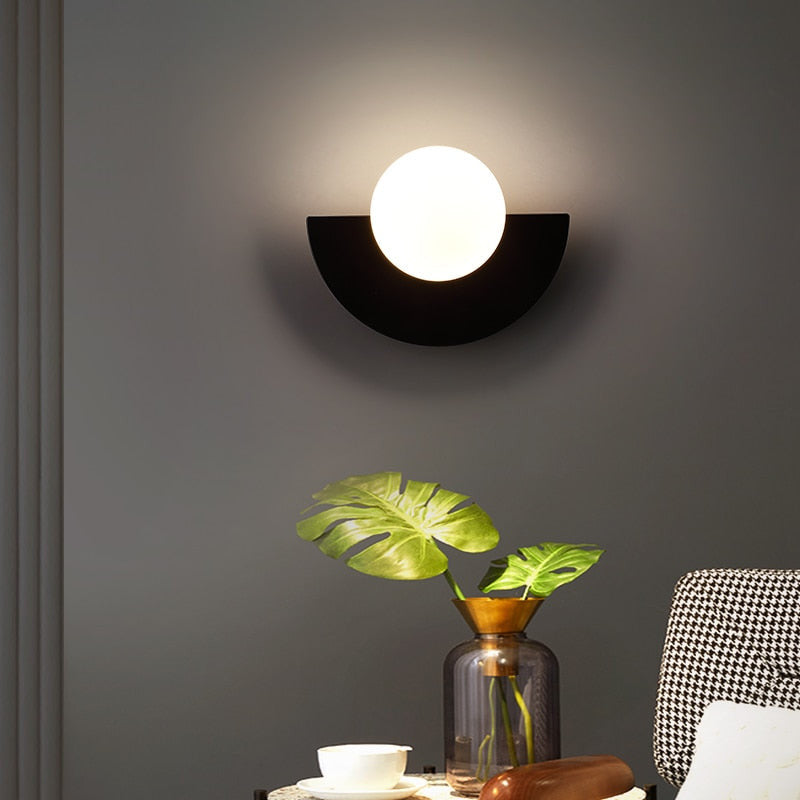 Colored LED Wall Lamp- Simple Wall Accent Light- Venetia