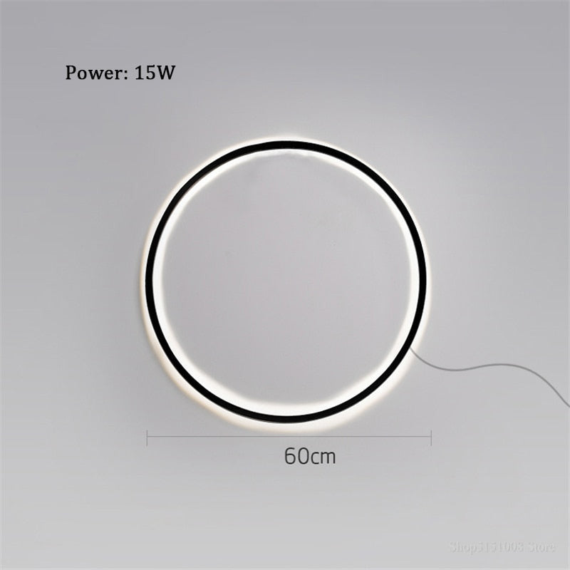 Minimalist Designer Ring LED Wall Light- Tejal