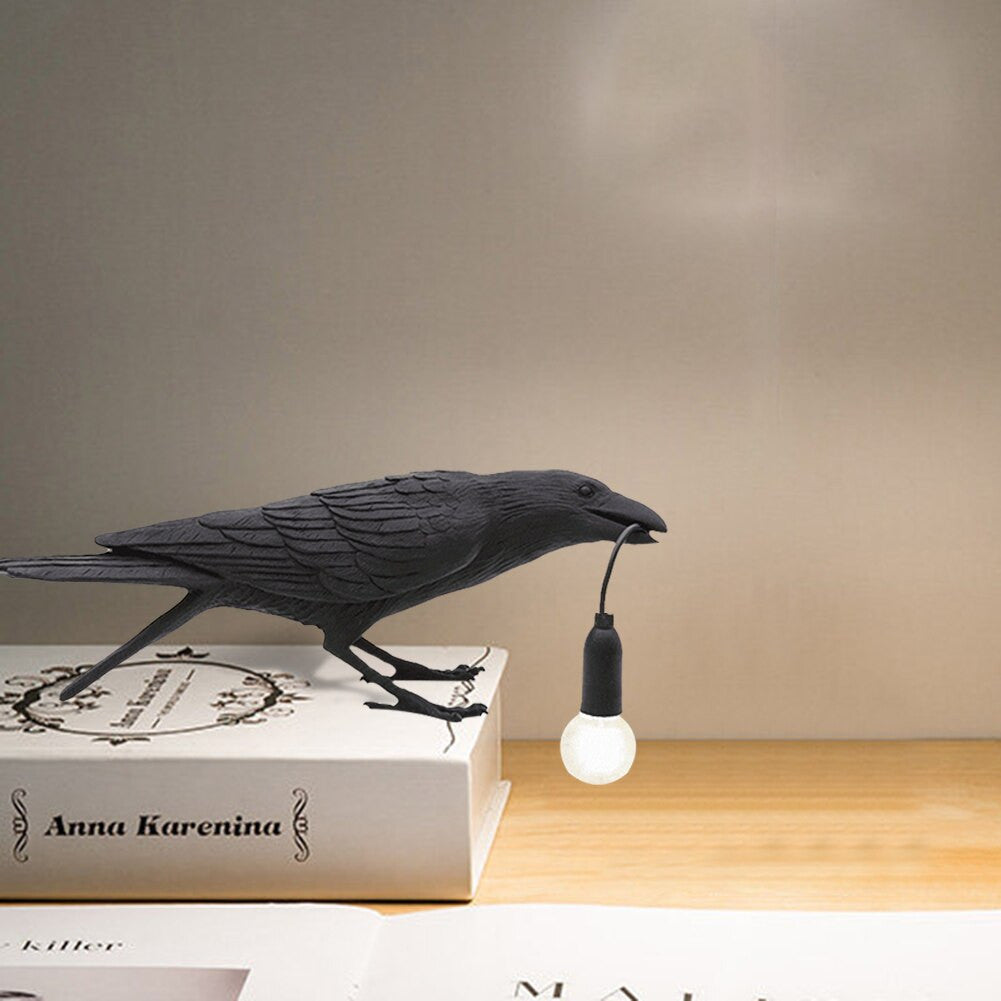 FINAL SALE - Brainard - Raven Table Lamp - Bedside Table Lamp