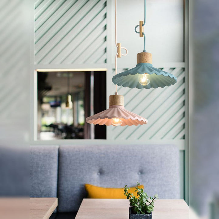 Modern Kitchen Island Lighting- Pastel Shades- Kanti - Louve Lights