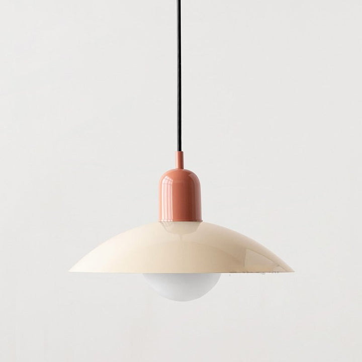 Metal Dish Pendant Light - Mid Century Modern Pendant Light - Sima - Louve Lights