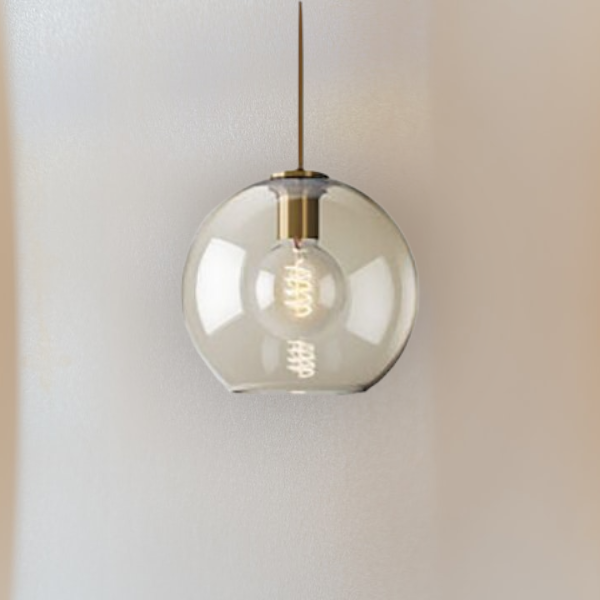 Modern Champagne Glass Hanging Pendant Light - Beate - Louve Lights