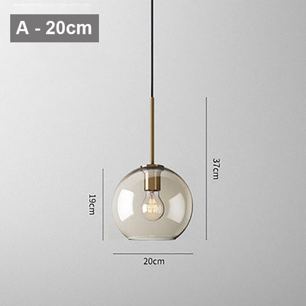 Modern Champagne Glass Hanging Pendant Light - Beate - Louve Lights