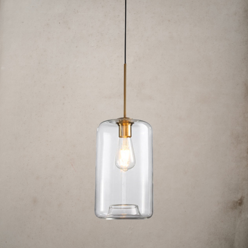 Contemporary Glass Pendant Light- Kitchen Island Pendant Lights- Goda - Louve Lights