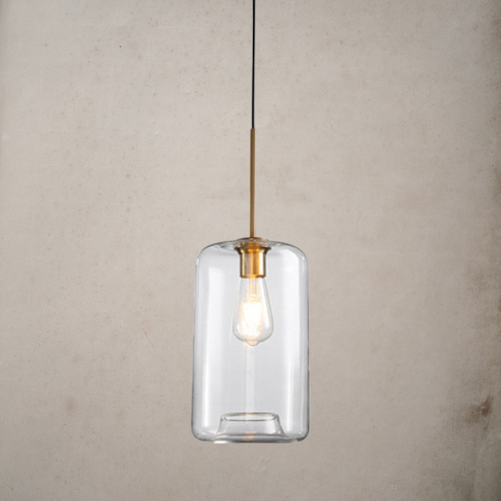 Contemporary Glass Pendant Light- Kitchen Island Pendant Lights- Goda - Louve Lights