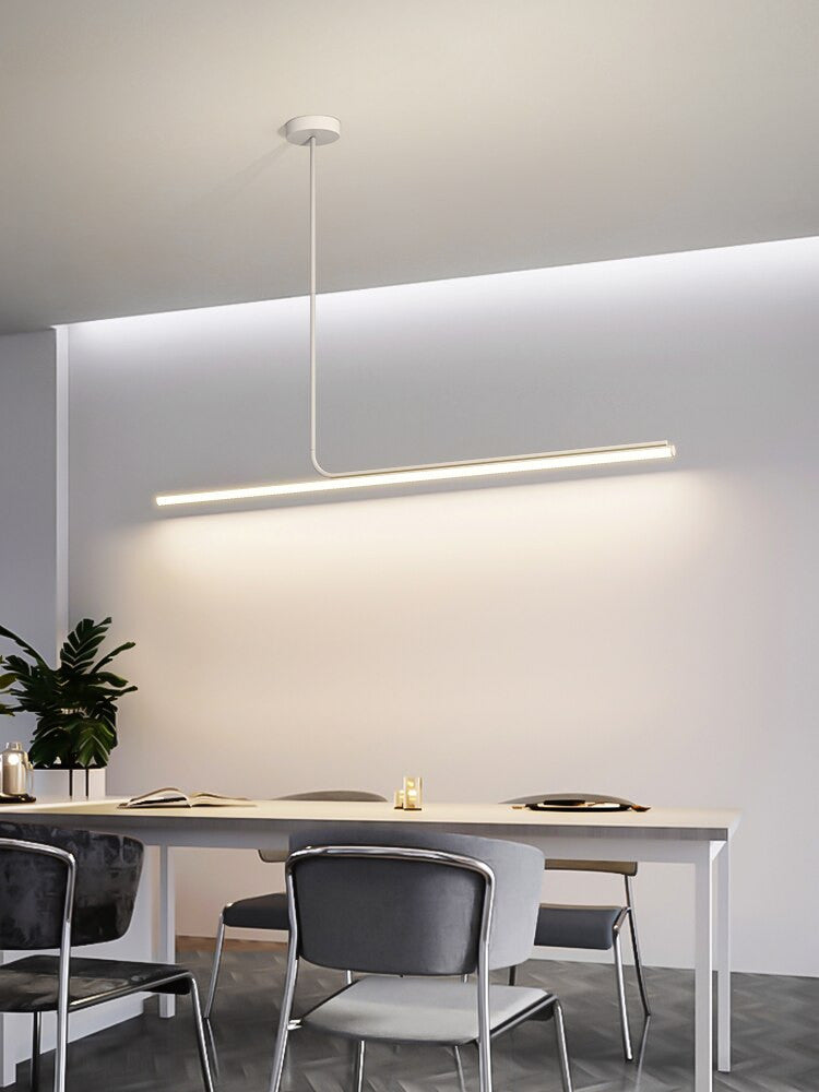 Minimalist Linear LED Pendant Light - Grete - Louve Lights