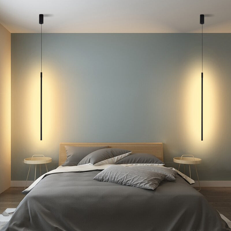 Minimalist Hanging Bar Pendant Light- Grier - Louve Lights