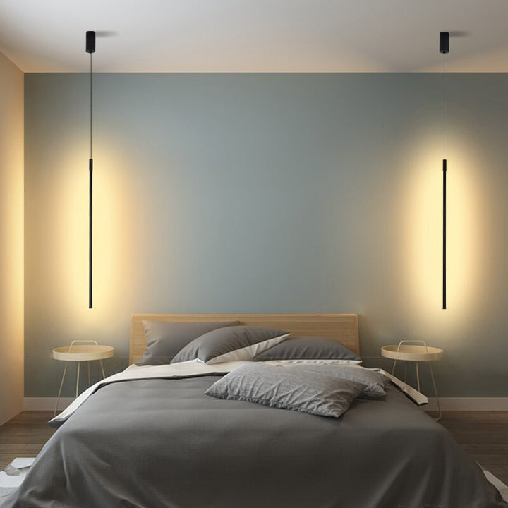 Minimalist Hanging Bar Pendant Light- Grier - Louve Lights