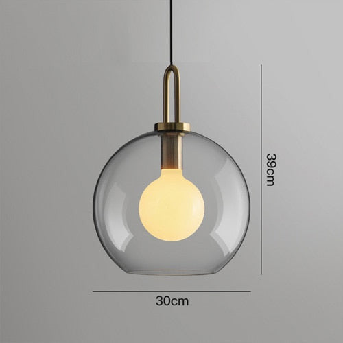 Modern Glass Pendant Light - Kitchen Pendant Lighting - Bodie