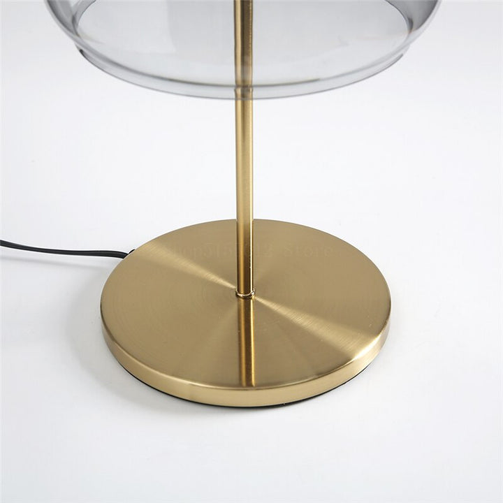 Modern Glass Lampshade Table Lamp- Modern Bedside Table Lamp- Lisa