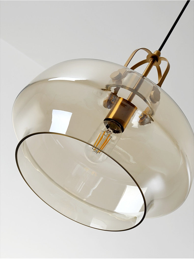 Post Modern Concave Glass Pendant Light- Jae