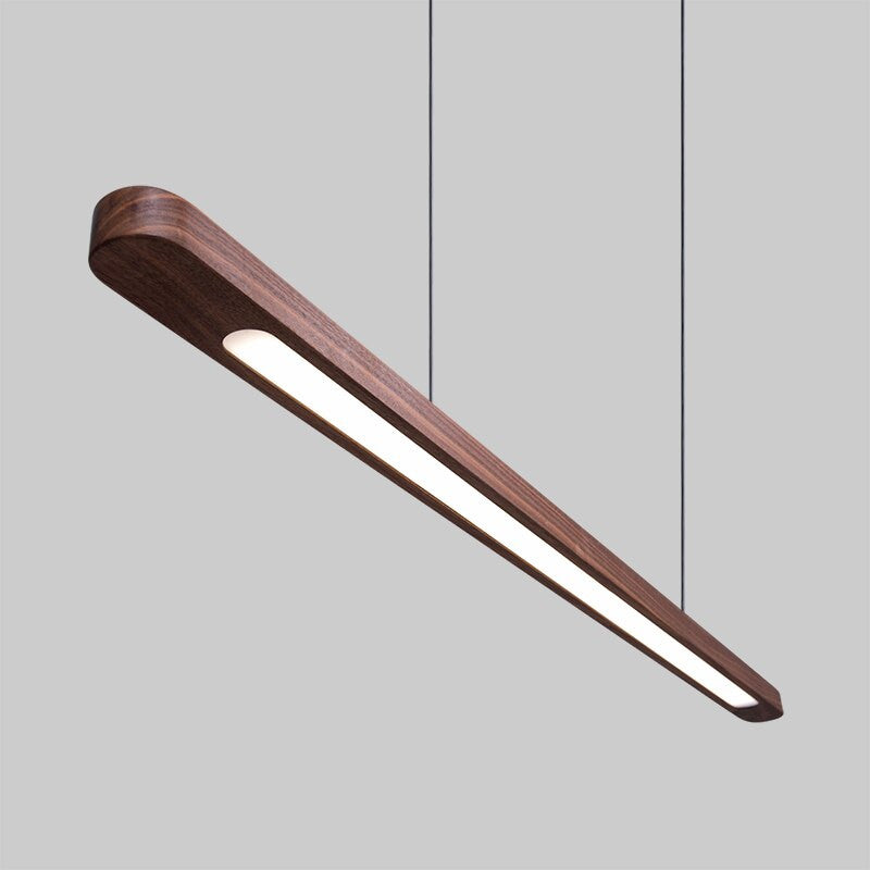 Linear Pendant Light- Kitchen Island & Dining Room Light- Kamilla - Louve Lights