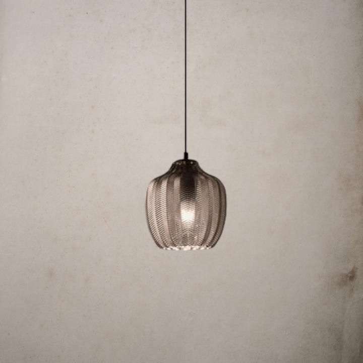 Modern Nordic Glass Hanging Pendant Light - Kaja - Louve Lights