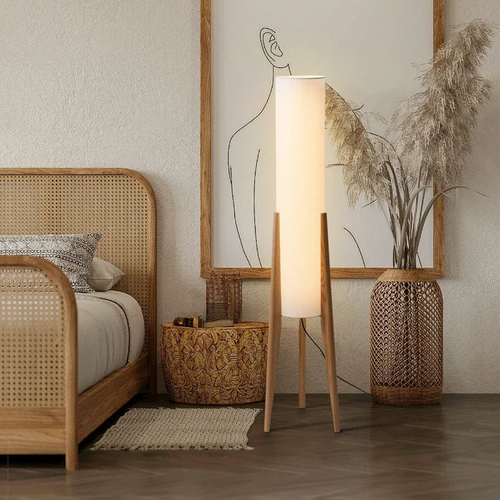 Silas | Solid Wood Floor Lamp