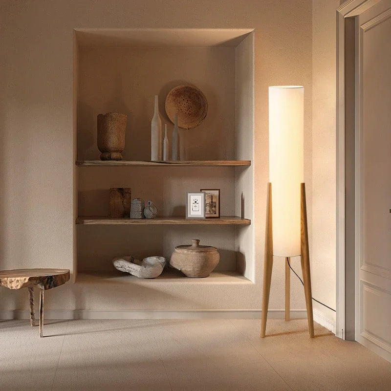 Silas | Solid Wood Floor Lamp