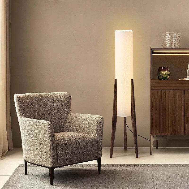 Silas | Solid Wood Floor Lamp