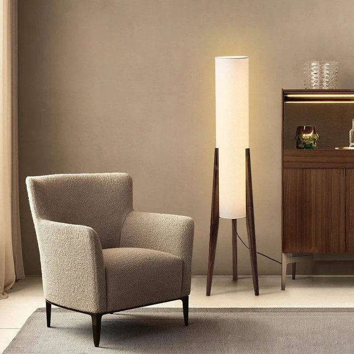 Silas | Solid Wood Floor Lamp