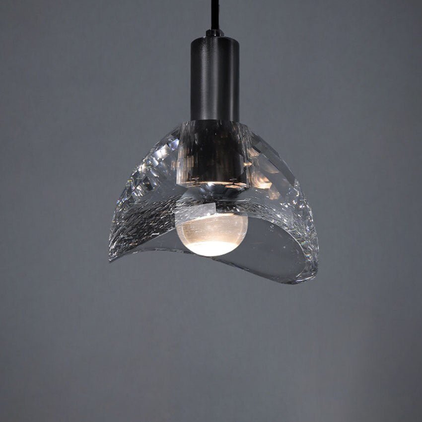 Crystal Glass Pendant Ceiling Light- Unique Glass Pendant Lights- Ebbe
