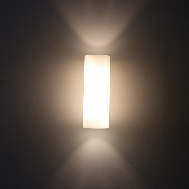 Glass & Aluminum Wall Lamp- Modern Minimalist Wall Light Sconce- Pinelopi