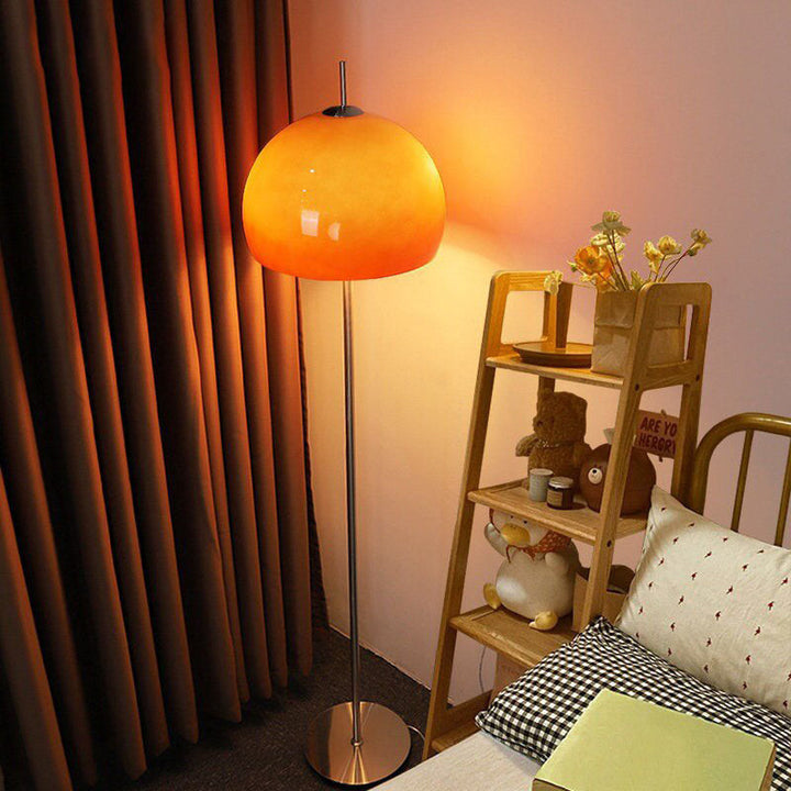 Mushroom Glass Standing Floor Lamp- Danish Minimalist Desk Lamp- Akakios