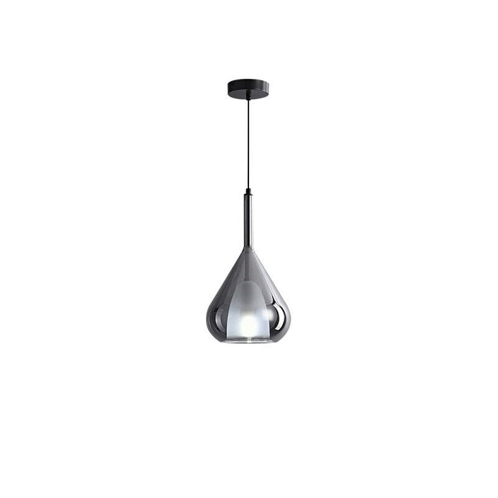 Glass Water Drop Pendant Light- Modern Bedroom Hanging Light- Mille - Louve Lights