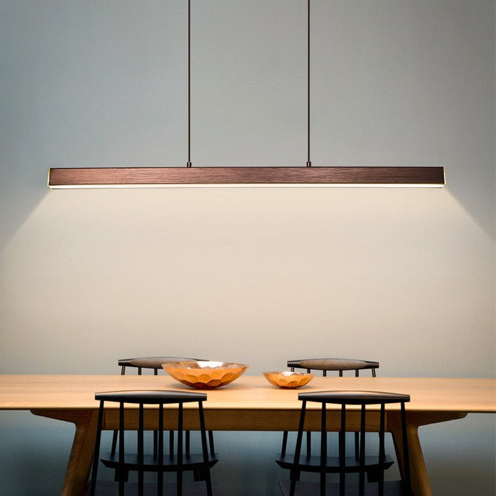 Modern Linear Pendant Light Bar- Kitchen & Dining Room Pendant Light- Kari